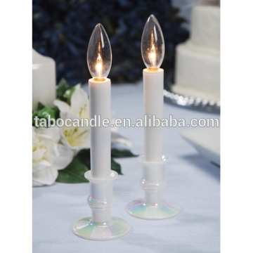 Pearlized Battery Candle Lamps