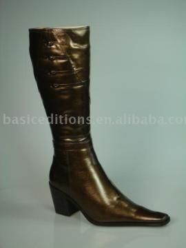 fashion woman shoe, lasy boots