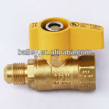 CSA 5G ,1/2G brass gas ball valve FL*FIP threads