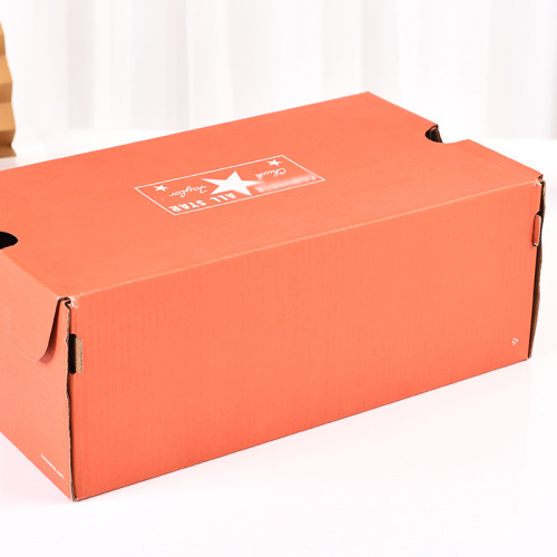 Box da sneaker da donna di carta ondulata di grandi dimensioni