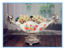 Decorative Ceramic Plates Ceramic Fruit Plates (CKCFR120618)