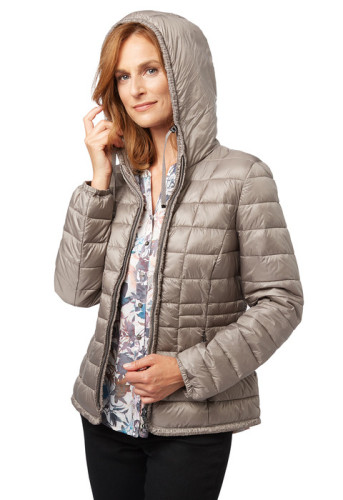 Women Ultra Light Down Duck Hooded Jacket