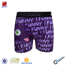 Latex Mens Boxer Underwear / Breathable Printed Mens Boxer