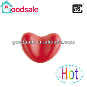 SOFT PU BATH PILLOW--HEART SHAPE