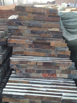 Rusty culture stone slate, wall tiles culture stone, Z shape