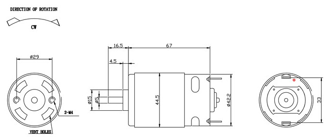 775 Micro motor