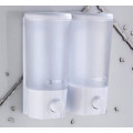 Dispensador de jabón de baño transparente doble ABS