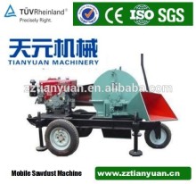 Mobile wood crusher sawdust crusher wood