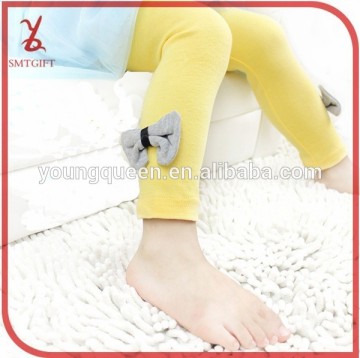 KN07 Spring factory outlets children girls lace bow Leggings