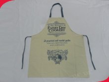 230 Gsm 70*65 Cm Silkscreen Printing 100% Cotton Custom Printed Aprons For Housewives