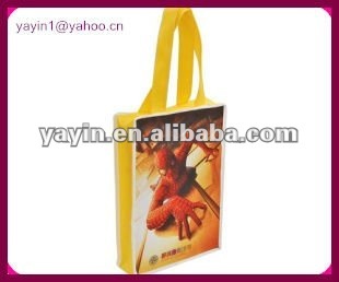 laminated pp woven promotional tote bag