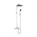 Wall mounted big rain adjustable pressure shower set