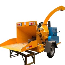 Hydraulic Tree Branch Shredding Machine - Continuous Tree Wood Grinder Chipper Machine