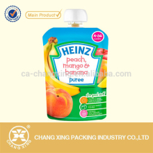 Spout Stand Up Pouch With Zipper Food Packaging Beverage Spout Stand Up Bag