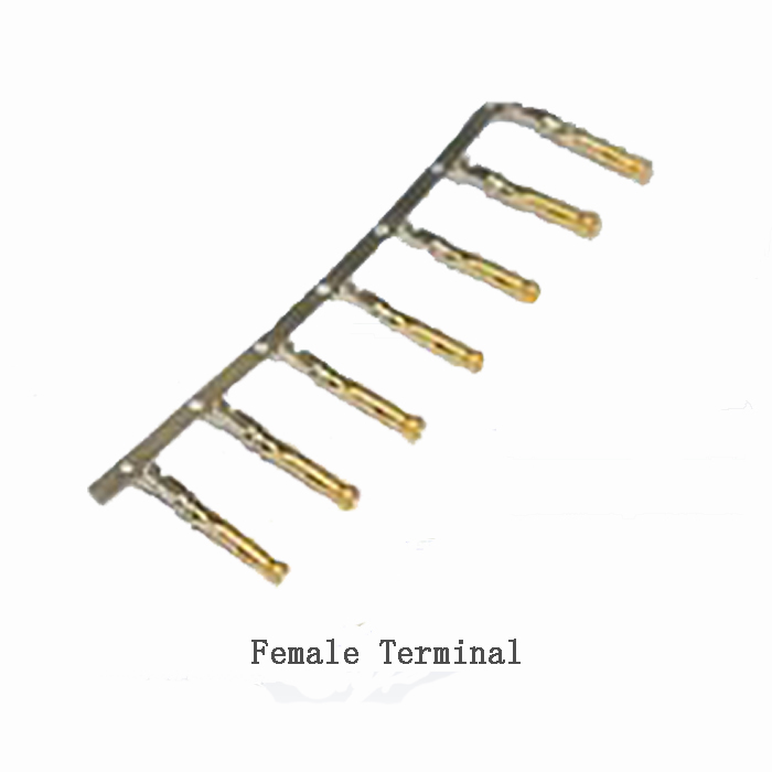 6Pin V.35 Konektor Vertikal Crimp Wanita