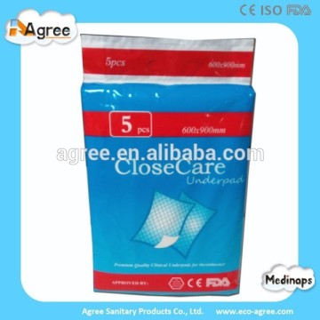 disposable urine absorbent underpad