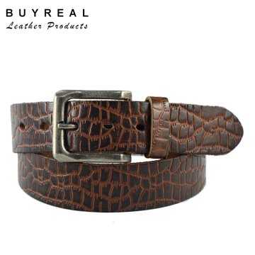 Snakeskin Leather Belt Fashion Snakeskin Waist Belt