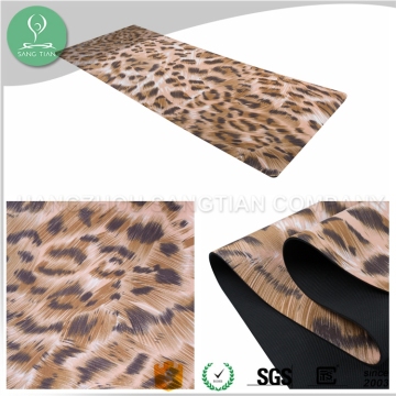 leopard sexy style yoga mat digital printed yoga mat