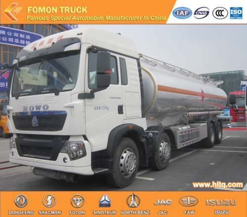 SINOTRUK 8X4 30000L Camion citerne de carburant en aluminium