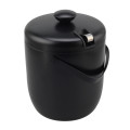 3L Double Wall Stainless Steel Black Ice Bucket