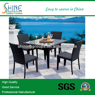 Modern Rattan Malaysia Outdoor Furniture Dining Set C296