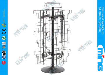 Mordern Chrome Metal Wire Display Stands Spinner Display Rack