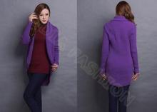 Womens Cardigan Sweaters Solid Color Shawl Collar Long Slee