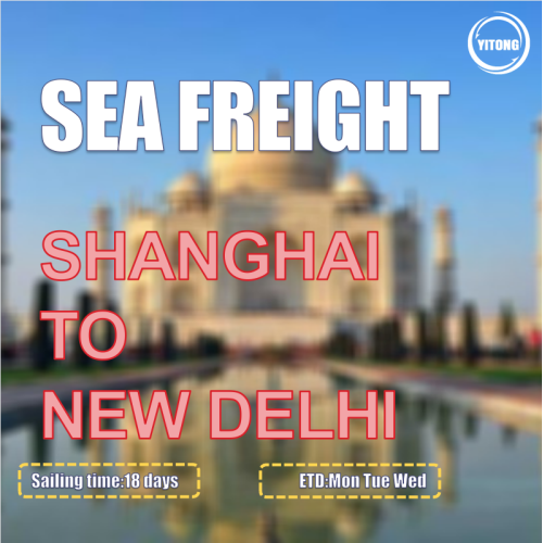 Freight Ocean desde Shanghai a Nueva Delhi