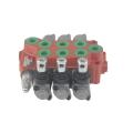 3 Spools Return Return Hydraulic Manual Control Valve