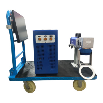Handheld MOPA fiber laser marking machine