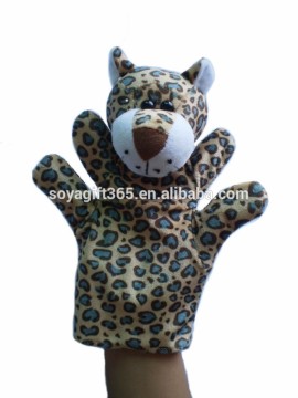 African Leopard Hand Puppets Story Plush Toys Dolls