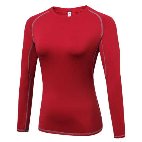 Dry Fit Kompressions-Langarmshirt für Damen