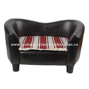 Mewah PU hewan peliharaan Sofa, langkah-langkah 67 x 40 x 37 cm