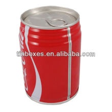 round pepsi tin can