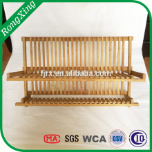 bamboo dish plate rack