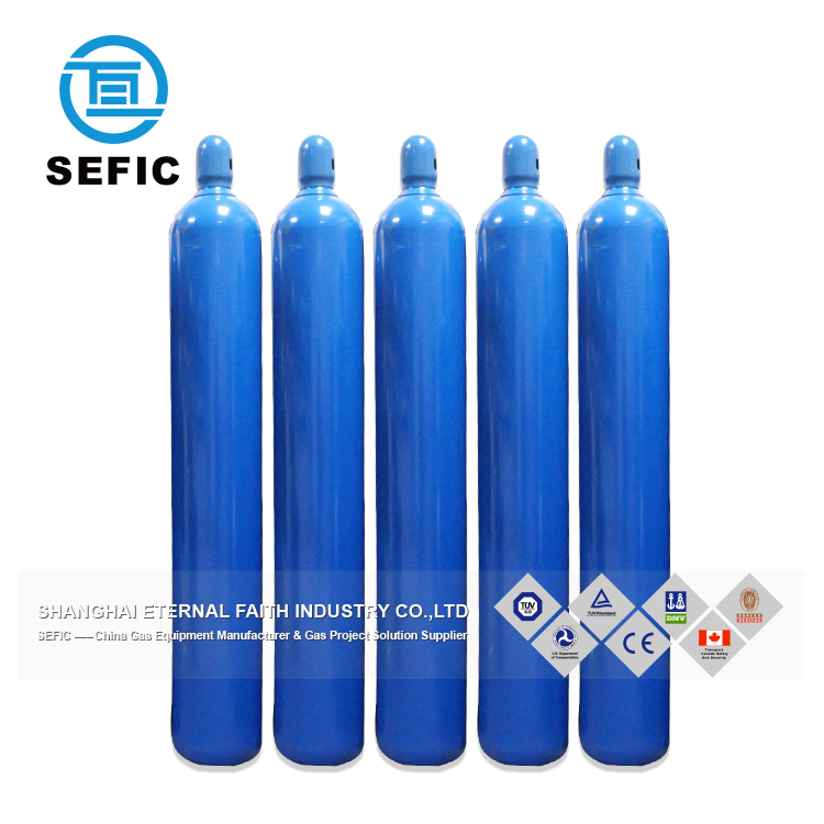 TPED approved SEFIC ISO9809-1 ambulance 50 liter oxygen cylinder medical