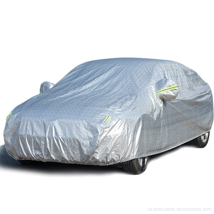 Tjock anti-scratch aluminiumfilm Sun Shade Car Cover