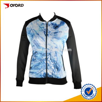 Custom print women golf jacket pull over golf outwear