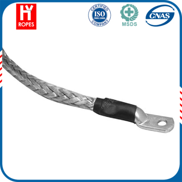 HYropes braid winch rope/ grey uhmwpe synthetic rope/ winch synthetic winch rope