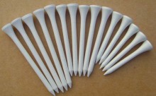 Bamboo golf tees