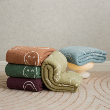 50x60 Inch Microfiber Checked Knitted Throw Blanket