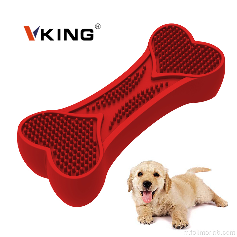 Jouets rouges interactifs propres pour chien de compagnie