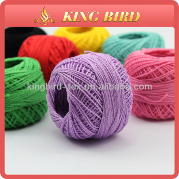 100% cotton mercerized crochet thread and yarn