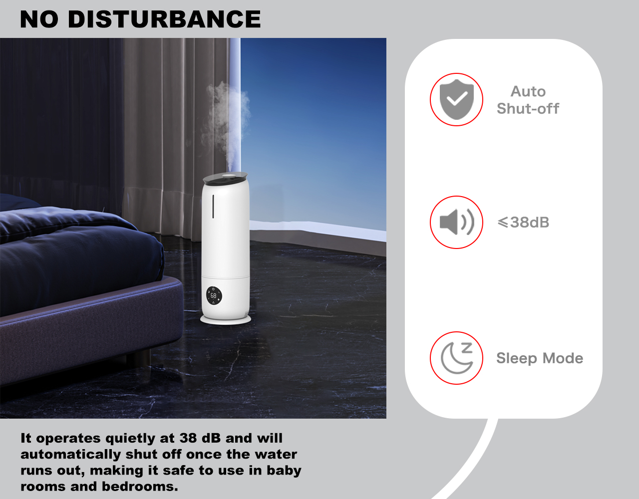 HTJ-2288B low noisy humidifer HTJ-2288B low noisy humidifer