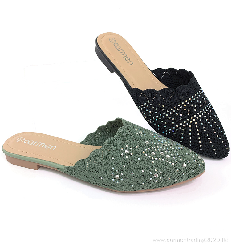 New summer women's pointed sandals and diamond shoes