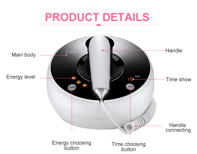 Professional rf beauty instrument anti-wrinkle device high frequency rf facial beauty machine