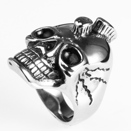 Halloween Jewelry Classic Stainless Steel  Skull Rings