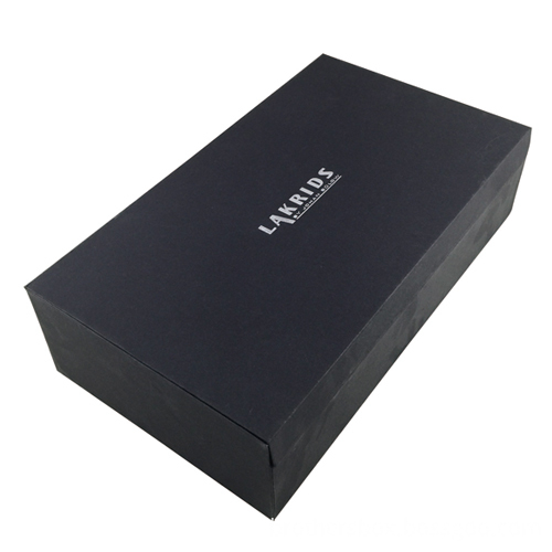 Black Cardboard Magnetic Box with Divider