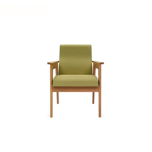 Almofada de assento de madeira maciça Danesa Lounge Armchairs