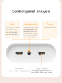 SMART LED -takmontering Ljus fixturbatteridrivet